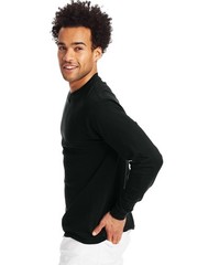 Hanes Mens Long-Sleeve Beefy-T Shirt, Light Steel, 3X-Large Pack of 2