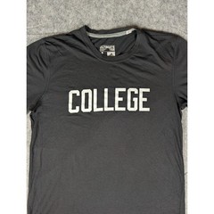 Adidas Ultimate Tee Mens Black College Graphic Climalite Performance Shirt L