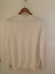Saint Croix men’s all seasons knit shirt heart shaped necklines color white L