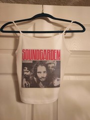 Soundgarden tank top ribbed soundgarden crop top Chris cornell shirt any xs-3xl