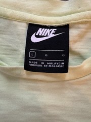 Nike Sportswear LS Shirt World Tour Glow In The Dark Lime DA0629-383 Men’s LARGE