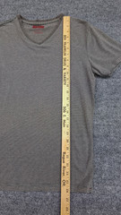 Alfani Men’s Size Medium Striped Knit Stretch T-Shirt Cotton Blend Short Sleeve