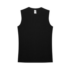 Solid Color Sleeveless T-shirt For Men Sport Fitness Vest Pure Cotton Sweatshirt