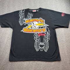 Johnny Blaze T-Shirt Men XXL Black The Warriors Electric Eliminators Graphic Tee