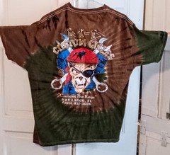 Harley-Davidson T-Shirt-Graphic Print Back-Front Logo-Chest 44in-Lg-pre-owned