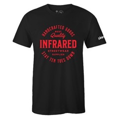Black Streetwear Sneaker T-shirt to Match Air Jordan 6 Retro ‘Infrared Salesman’