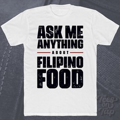 ASK ME ANYTHING ABOUT FILIPINO FOOD T-SHIRT funny cool gift