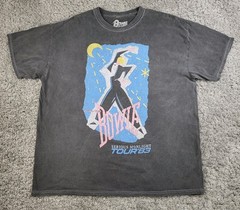 David Bowie Serious Moonlight Tour 83 Men’s Gray Short Sleeve T Shirt One Size