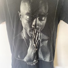 BRAVADO TUPAC SHAKUR 2PAC 1971-1996 T Shirt Rap Black Tee – Size M