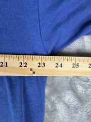 Vintage Russel Peterpank Diner T Shirt V Neck Striped Collar Blue And Yellow