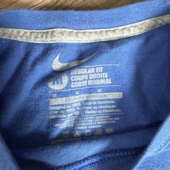 Nike Mens Blue Nashville Graphic Logo Crew Neck Regular Fit T-Shirt Size M