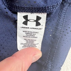 Under Armour Heatgear Men’s Size M Solid Blue Loose Fit S/S Crew-Neck T-Shirt
