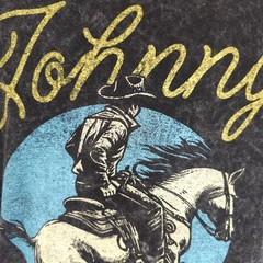 Johnny Cash T Shirt Mens Size Small Gray Stonewash Cowboy Country Music