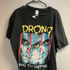 2XL Black Prong ‘Beg to Differ’ Metal Music Graphic T-Shirt (Concert)