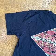 Pendleton Men’s M Woolen Mills Graphic T-Shirt Navy Blue Aztec Tribal Graphic