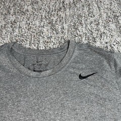 Nike Shirt Mens Small Tall Training Gym Running Dri-Fit Legend Carbon Gray