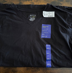 Men’s Apt. 9 Solid Premier Flex Slim Fit V-Neck T-Shirt