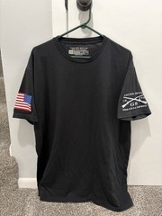 LOT Of 12 Grunt Style T Shirts Size 2XL XXL American Flag Military