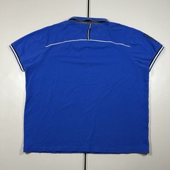 y2k US Polo Assn. USPA Black Mallet Graphic Polo Shirt Men’s Size 2XL Blue