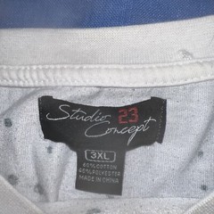 Studio 23 Concept T-Shirt 3XL All Over Graffiti Basquiat Art New York 80s
