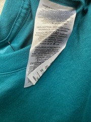 The Nike Tee Men’s Medium Short Sleeve Crew Neck T-Shirt Teal Blue Logo NWT