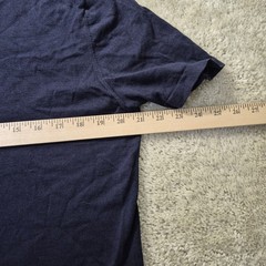 Collars & Co Cotton Silk T Shirt Mens Medium Blue Comfort Knit Luxury Beachy New