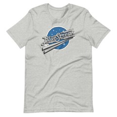Cedar Point Blue Streak Roller Coaster Graphic Tee Shirt Unisex t-shirt
