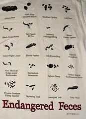 Vintage 1999 Endangered Feces Shirt Small Earth Sun Moon Art Tom Griffin TT1