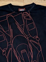 Toyota Gazoo Racing Car Graphic Short Sleeve Black T-Shirt – M EUC