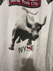 Vintage Wall Street NYSE Charging Bull Graphic T-Shirt