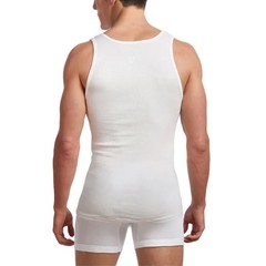 NEW 5-Pack Black White Stanfield’s Men’s Ribbed Tank S-XXL 100% Cotton FREE SHIP