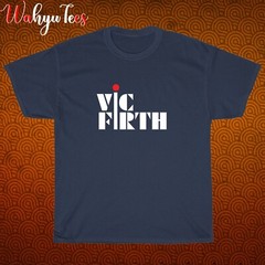 New Vic Firth Logo Black/Grey/Navy/White Size S-5XL Unisex T-Shirt