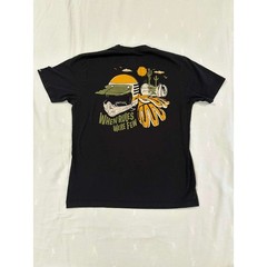 Fasthouse Mens When Rules Were Few Graphic T-Shirt Black Cotton Medium