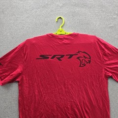 Hollister Men Shirt MEDIUM Red Graphic Hellcat SRT Boxy Fit Tee Logo NWT