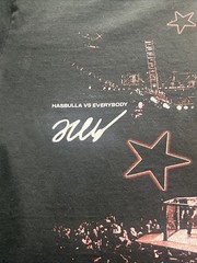 UFC Hasbulla Magomedov Graphic T Shirt Black Mens Large 100% Cotton