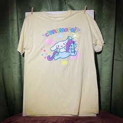 Cinnamoroll Beige Bunny Unicorn Men’s T-Shirt Size L