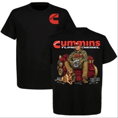 Funny Trump Cummins Turbo Diesel 2 Sided T-Shirt, Great for Diesel Truck Enthusi