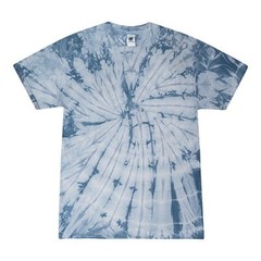 Multi-Color Tie Dye Spider T-Shirts, Adults Short Sleeve Cotton Colortone