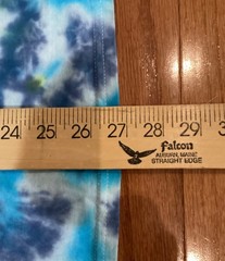 Gildan Heavy Cotton Tye Dye T Shirt Size 2XL Teal Blue Yellow Green Distressed