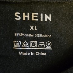 SHEIN Cowgirls Graphic Black T-Shirt XL Short Sleeve Polyester Elastane