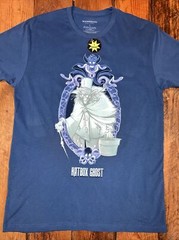LG Disney Haunted Mansion HAT BOX GHOST Wonder Ground Shirt SUPER SOFT *STAIN*