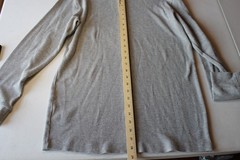 Jachs MFG Thermal Shirt Mens Large Gray Crewneck Lightweight Waffle Knit