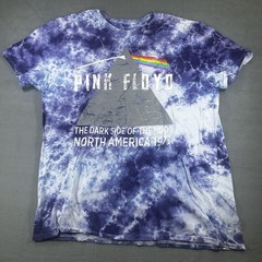 Pink Floyd — The Dark Side Of Moon Tour Concert Blue TyeDye T-shirt Size XL