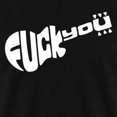 Fck You Guitar Funny Musician Men’s T-Shirt