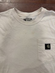 Carhartt Men’s T-Shirt Lot of 4 Pocket &Graphic Logo Tees Mixed Colors Sizes M/L