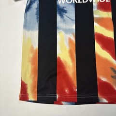 HUF Worldwide Soccer Size Medium Jersey Tee T-Shirt Blue Black RARE FUTBOL 02