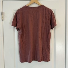 Mollusk Hemp Pocket Tee Sustainable Hemp Cotton Size Medium Clay Red USA