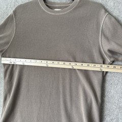 The Normal Brand Waffle Knit Thermal Shirt Mens S Tan Long Sleeve