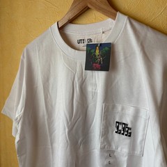 UNIQLO Dan Da Dan UT Graphic T-Shirt White Momo Okarun Aira Turbo Granny Japan