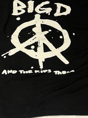 Big D and the Kids Table Shirt Mens Large Black Punk Ska Made in USA Band Tee